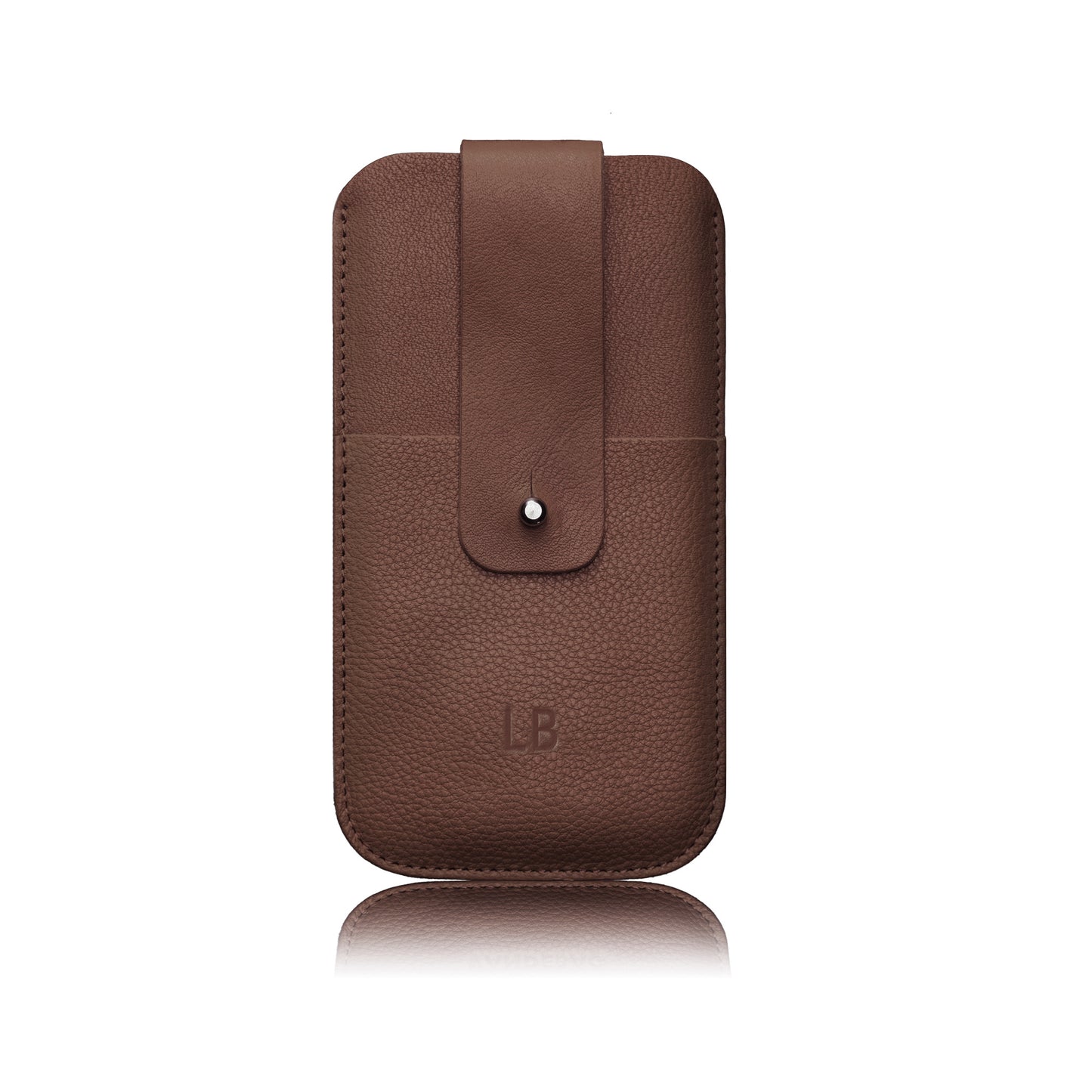 Handy Sleeve mit Zuglasche NUSSBRAUN